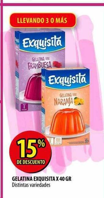 Punto Mayorista Gelatina exquisita oferta