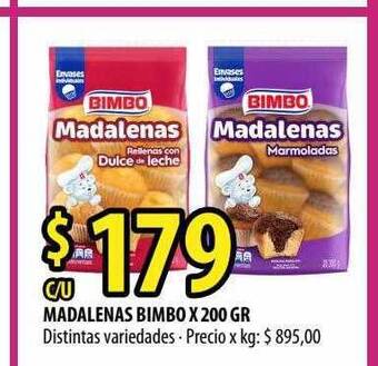 Punto Mayorista Madalenas bimbo oferta