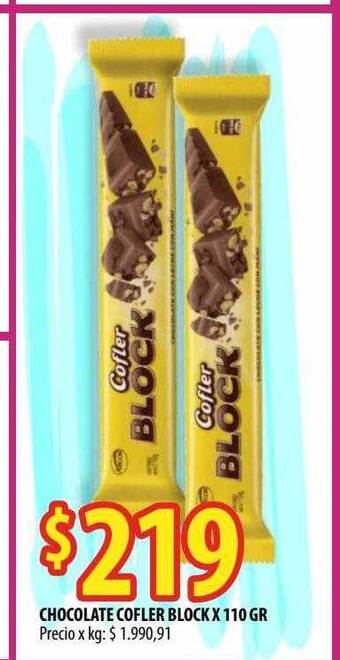 Punto Mayorista Chocolate cofler block oferta