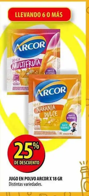 Punto Mayorista Jugo en polvo arcor oferta