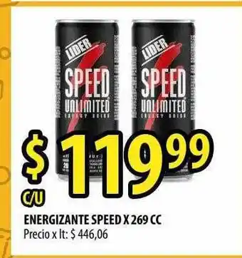 Punto Mayorista Energizante speed oferta