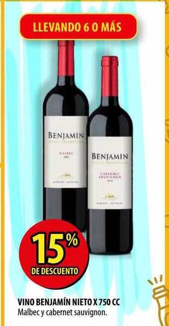 Punto Mayorista Vino benjamin nieto oferta