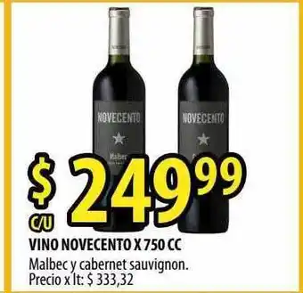 Punto Mayorista Vino novecento oferta