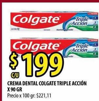 Punto Mayorista Crema dental colgate triple acción oferta