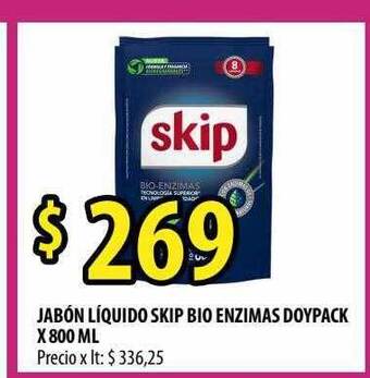 Punto Mayorista Jabón liquido skip bio enzimas doypack oferta