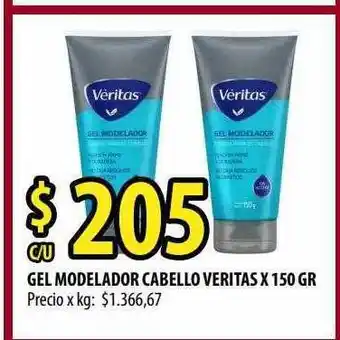 Punto Mayorista Gel modelador cabello veritas oferta