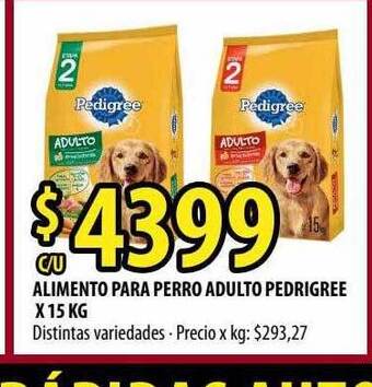 Punto Mayorista Alimento para perro adulto pedigree oferta