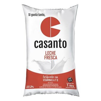 Coto Leche parcialmente descremada 2% casanto 1 ltr oferta