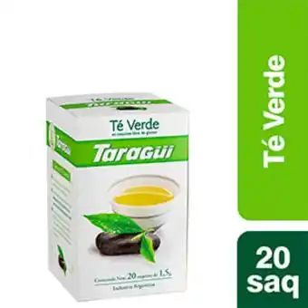 Supermercados Comodin Te taragui verde 20 saq oferta