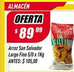 Supermercados Comodin Arroz San Salvador Largo Fino oferta