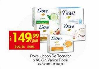 Medamax Dove jabon de tocador varios tipos oferta