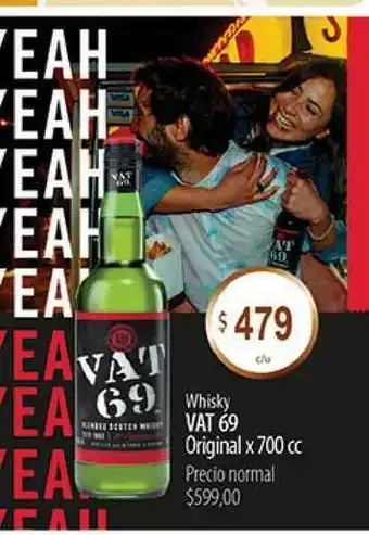 Whisky Vat 69 Original x 700cc