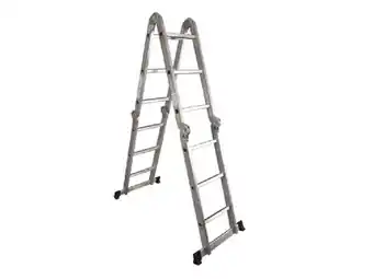 Escalera rosario import blue16 aluminio plegable