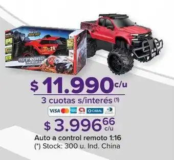 Carrefour Auto a control remoto 1:16 oferta