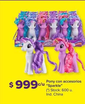 Carrefour Pony con accesorios oferta