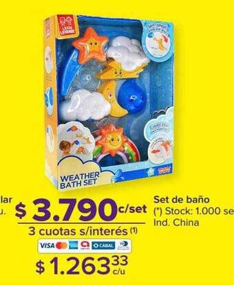 Carrefour Set de baño oferta