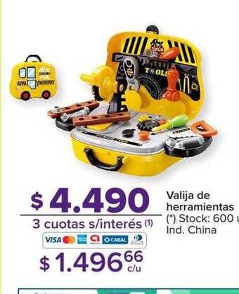 Carrefour Valija de herramientas oferta