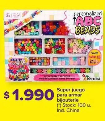 Carrefour Super juego para armar bijouterie oferta