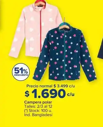 Carrefour Campera polar oferta