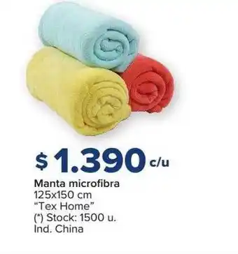 Carrefour Manta microfibra oferta