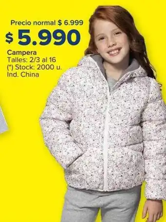 Carrefour Campera oferta