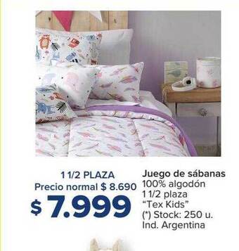 Carrefour Juego de sábanas oferta
