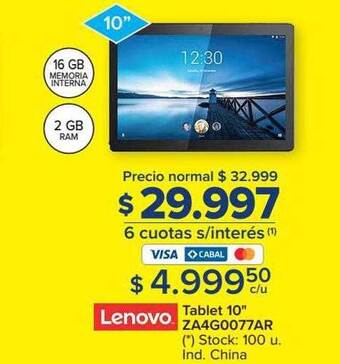 Carrefour Tablet 10 oferta