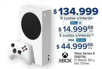 Carrefour Xbox series s digital oferta