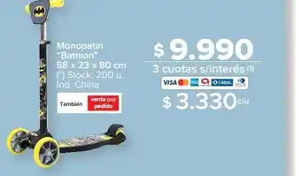 Carrefour Monopatín oferta