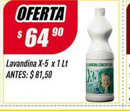 Supermercados Comodin Lavandina X-5 x 1lt oferta