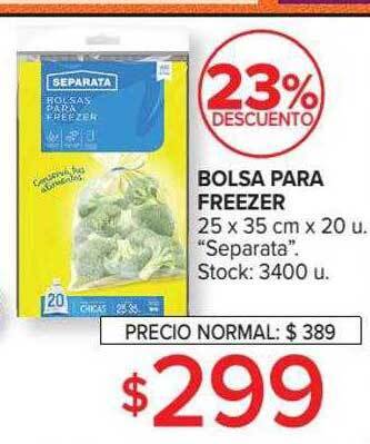 Carrefour Bolsa para freezer oferta