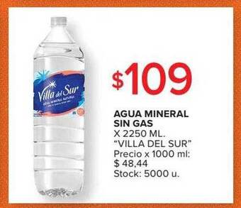 Carrefour Agua mineral sin gas oferta