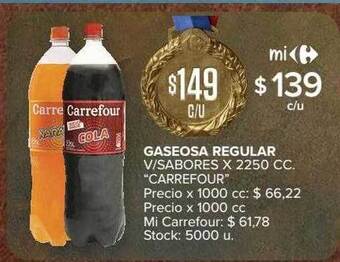 Carrefour Gaseosa regular oferta