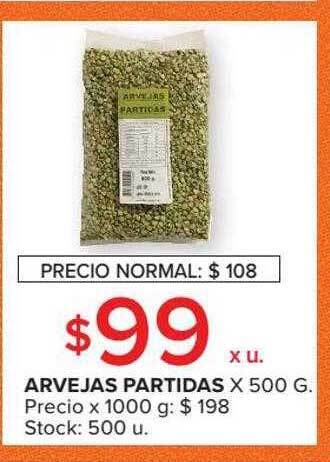 Carrefour Arvejas partidas oferta