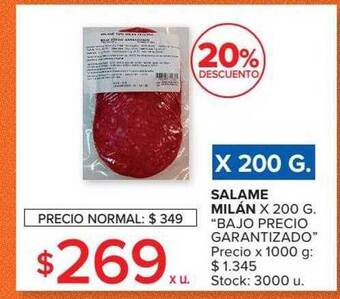 Carrefour Salame milán oferta