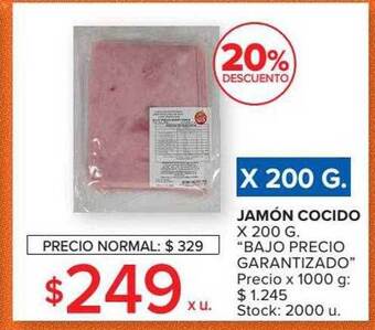 Carrefour Jamón cocido oferta