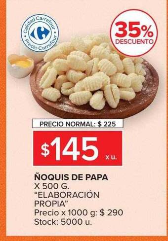 Carrefour Ñoquis de papa oferta