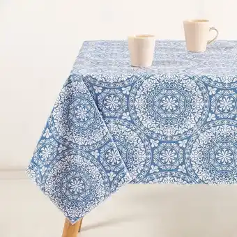 Arredo Mantel rectangular grande cuerina flores oferta
