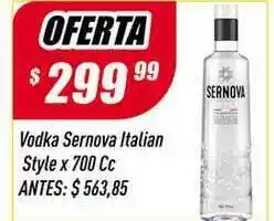 Supermercados Comodin Vodka Sernova Italian Style x 700cc oferta