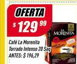 Supermercados Comodin Café La Morenita Torrado Intenso 20 Saq oferta