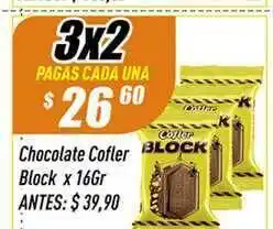 Supermercados Comodin Chocolate Cofler Block x 16gr oferta
