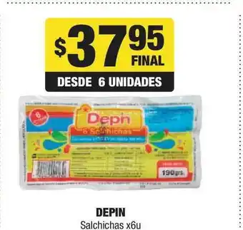 Maxi Ofertas Depin Salchichas x 6u oferta