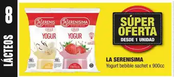 Maxi Ofertas La Serenisima Yogurt Bebible Sachet x 900cc oferta
