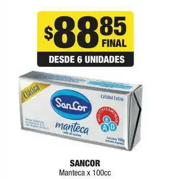 Maxi Ofertas Sancor Manteca x 100cc oferta