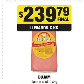 Maxi Ofertas Dujam Jamon Cocido xkg oferta