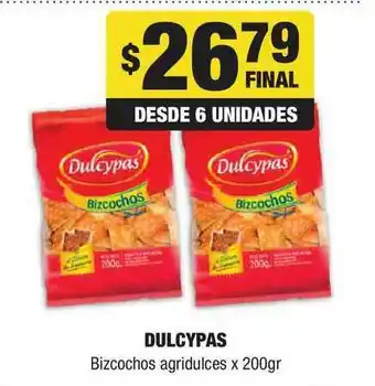 Maxi Ofertas Dulcypas Bizcochos Agridulces x 200gr oferta