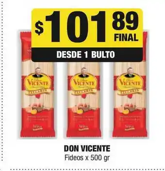 Maxi Ofertas Don Vicente Fideos x 500gr oferta