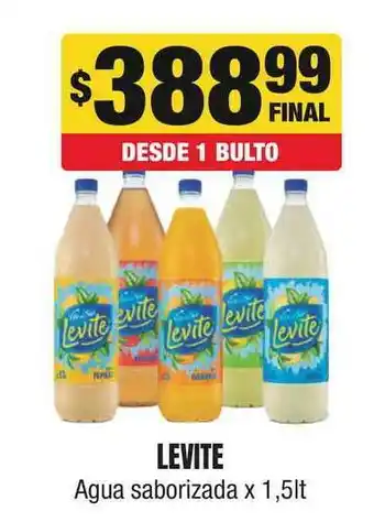 Maxi Ofertas Levite Agua Saborizada x 1.5lt oferta