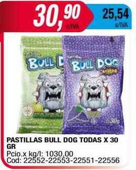 Maxiconsumo Pastillas bull dog todas oferta