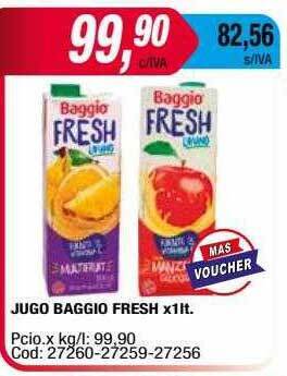 Maxiconsumo Jugo baggio fresh oferta
